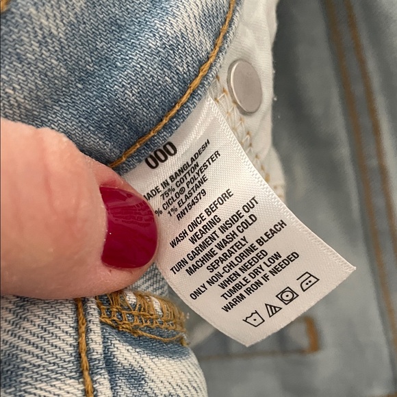 Aeropostale Light Wash Flare Jeans Size 000 - Picture 8 of 9